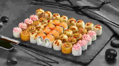 Блюдо Сет Дары Островцов меню Суши Мастер Сет Дары Островцов меню Суши Мастер