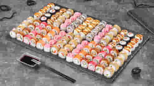 Блюдо Сет Космический аппетит меню Суши Мастер Сет Космический аппетит меню Суши Мастер