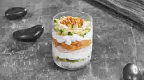 Блюдо Трайфл с курицей меню Суши Мастер Трайфл с курицей меню Суши Мастер