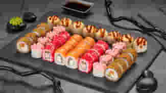 Блюдо Сет Ями Ями меню Суши Мастер Сет Ями Ями меню Суши Мастер