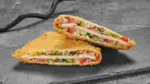 Блюдо Кесадилья с беконом меню Суши Мастер Кесадилья с беконом меню Суши Мастер