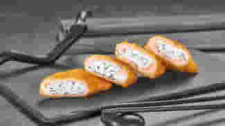 Блюдо Сливочный лосось фри меню Суши Мастер Сливочный лосось фри меню Суши Мастер