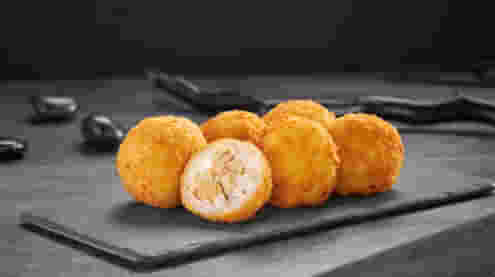 Блюдо Рисовые шарики с курицей меню Суши Мастер Рисовые шарики с курицей меню Суши Мастер