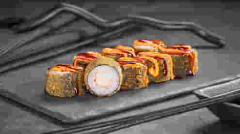 Блюдо Эби лайт темпура меню Суши Мастер Эби лайт темпура меню Суши Мастер