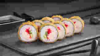 Блюдо Калифорния темпура меню Суши Мастер Калифорния темпура меню Суши Мастер