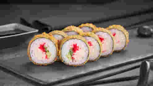 Блюдо Калифорния темпура меню Суши Мастер Калифорния темпура меню Суши Мастер