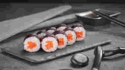 Блюдо Маки сяке меню Суши Мастер Маки сяке меню Суши Мастер