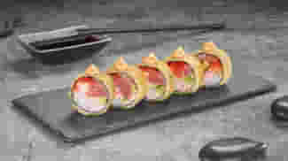 Блюдо Гранд Азия с тунцом меню Суши Мастер Гранд Азия с тунцом меню Суши Мастер