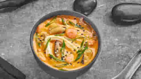 Блюдо Суп Том Ям меню Суши Мастер Суп Том Ям меню Суши Мастер