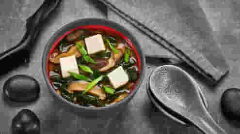 Блюдо Мисо суп меню Суши Мастер Мисо суп меню Суши Мастер