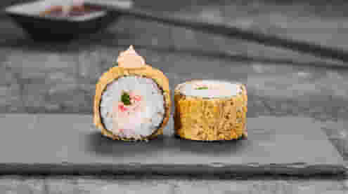 Блюдо Краб фри темпура меню Суши Мастер Краб фри темпура меню Суши Мастер