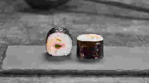 Блюдо Маки бекон меню Суши Мастер Маки бекон меню Суши Мастер