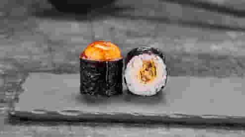 Блюдо Маки мидии запеченный меню Суши Мастер Маки мидии запеченный меню Суши Мастер