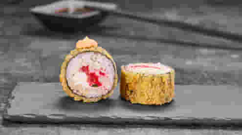 Блюдо Сакура темпура меню Суши Мастер Сакура темпура меню Суши Мастер