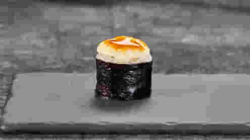 Блюдо Маки эби запеченный меню Суши Мастер Маки эби запеченный меню Суши Мастер