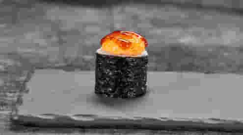 Блюдо Маки краб запеченный меню Суши Мастер Маки краб запеченный меню Суши Мастер