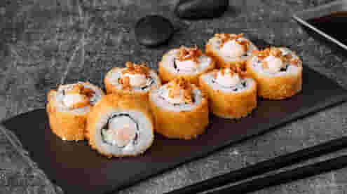 Блюдо Чикен темпура меню Суши Мастер Чикен темпура меню Суши Мастер