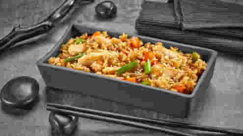 Блюдо Рис с курицей меню Суши Мастер Рис с курицей меню Суши Мастер