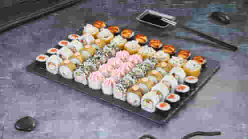 Блюдо Сет Летний загар меню Суши Мастер Сет Летний загар меню Суши Мастер