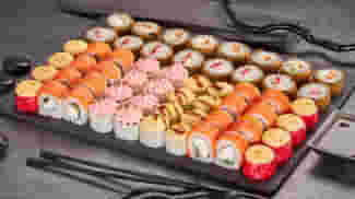 Блюдо Сет Лучше, чем мясо меню Суши Мастер Сет Лучше, чем мясо меню Суши Мастер