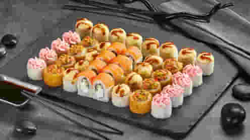 Блюдо Сет Любимый Иркутск меню Суши Мастер Сет Любимый Иркутск меню Суши Мастер