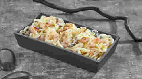 Блюдо Сливочный бекон меню Суши Мастер Сливочный бекон меню Суши Мастер