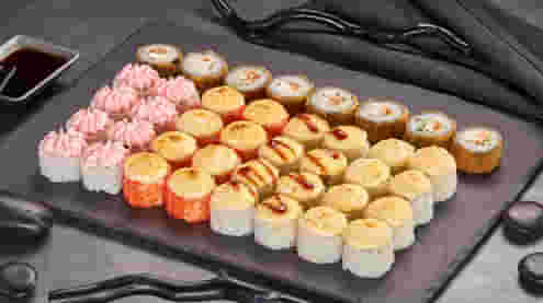 Блюдо Вайбовый сет меню Суши Мастер Вайбовый сет меню Суши Мастер